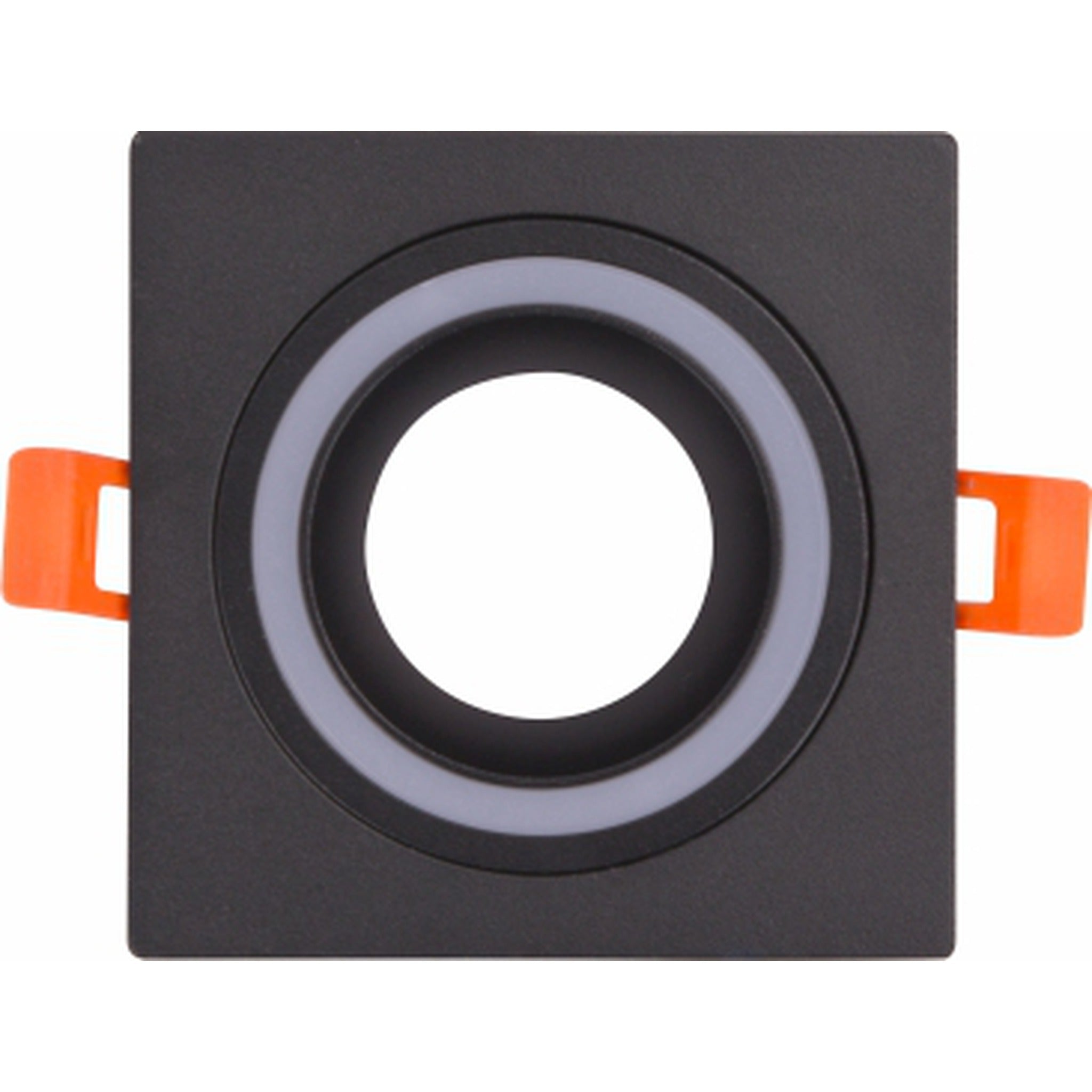 spot light frame square mr16 black