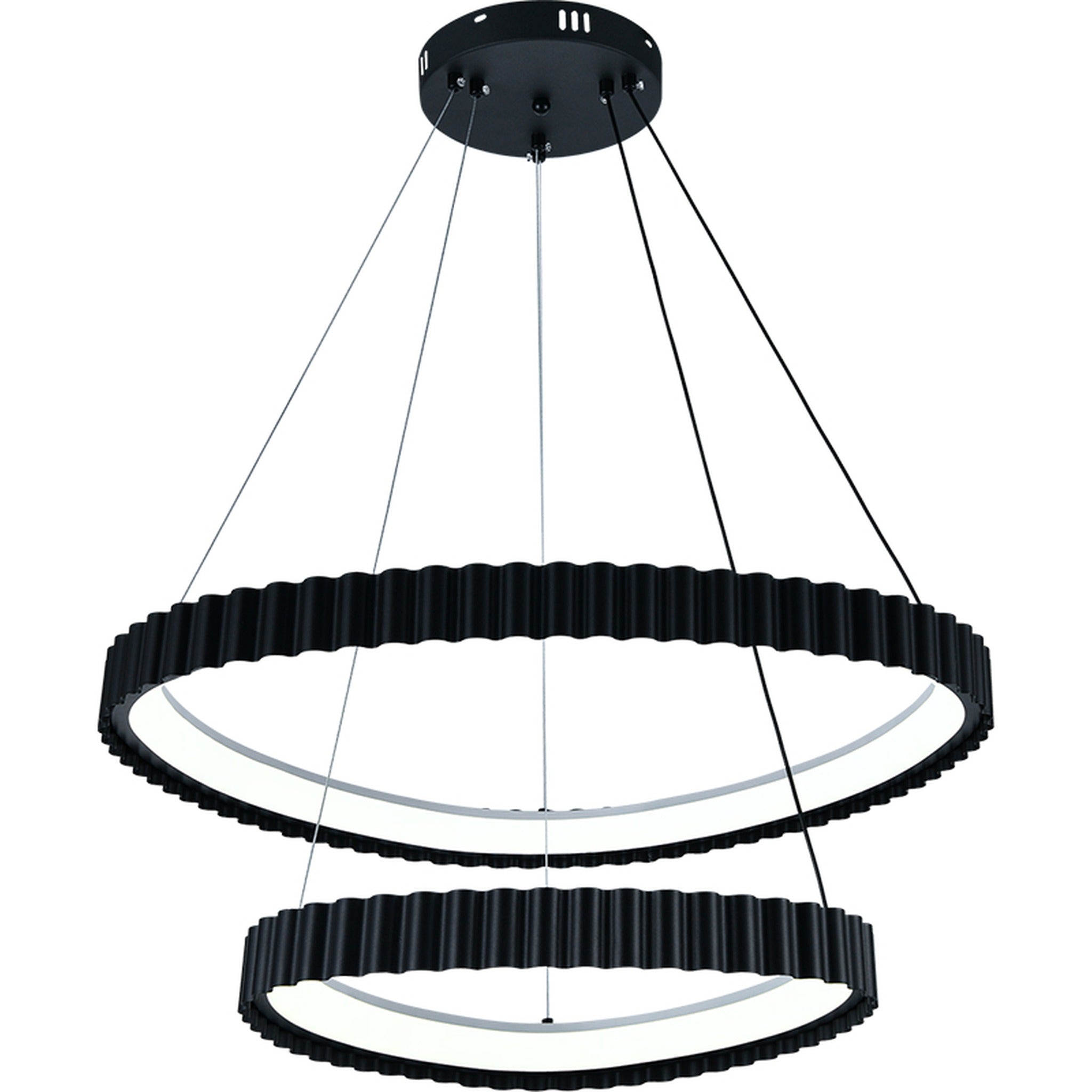 LED Chandelier 90W Black