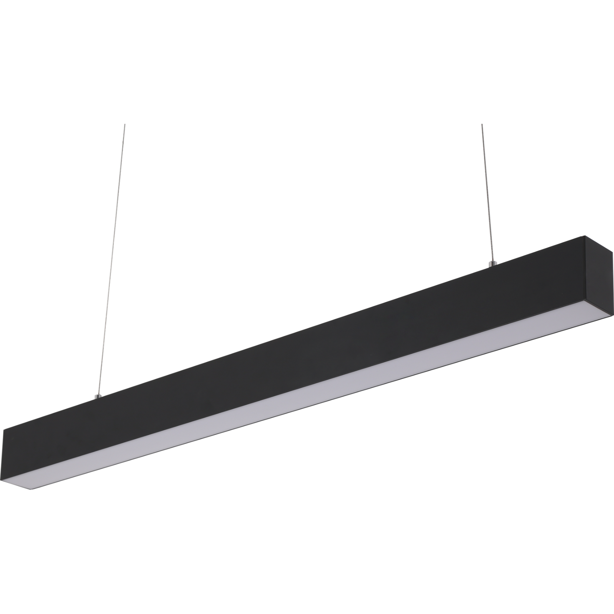 led office light 120cm 48w 4000k black