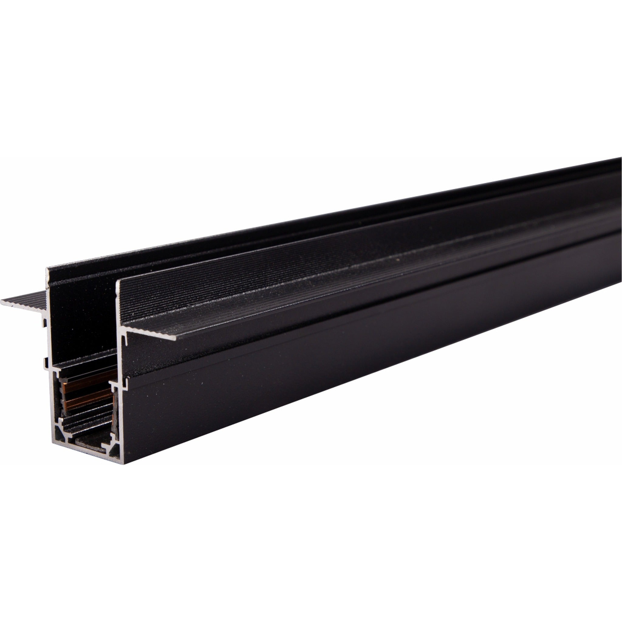 magnetic track black 3m aluminum